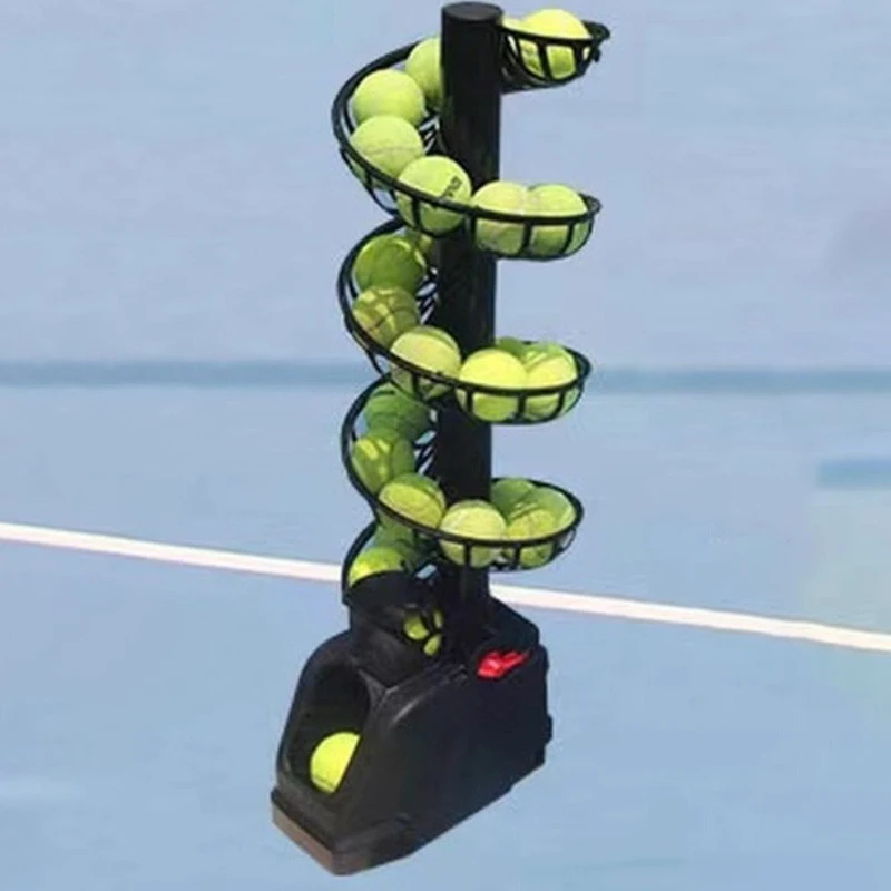 

Portable Tennis Throwing Machine Single Outdoor Tennis Serve Machine Self-service Practice Ball Machines Plastic Sport Equipment