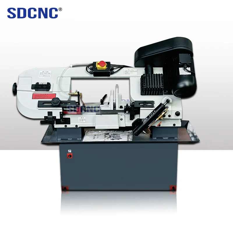 

Высококачественная горизонтальная пила по металлу BS-712 Мини-портативная ленточная пила по металлу для резки металла