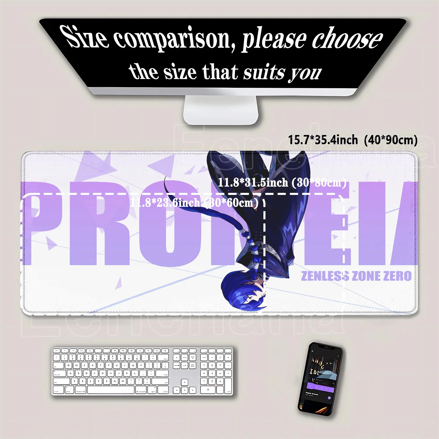 Anime Girl Promeia Mouse Pad Z - مراجعة Esports Gaming Zone وسعره