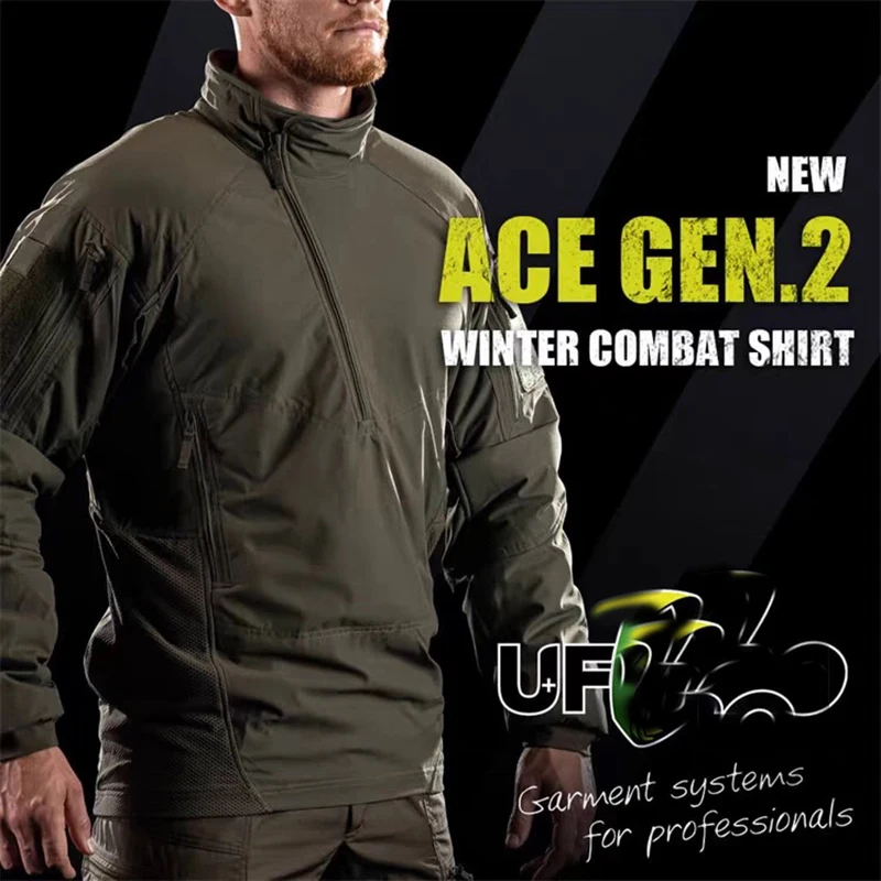 

UF ACE Gen.2 Battle Shirt Winter Frog Jacket Wear resistant, Breathable, Warm and Cold resistant Tactical Top Combat Suit