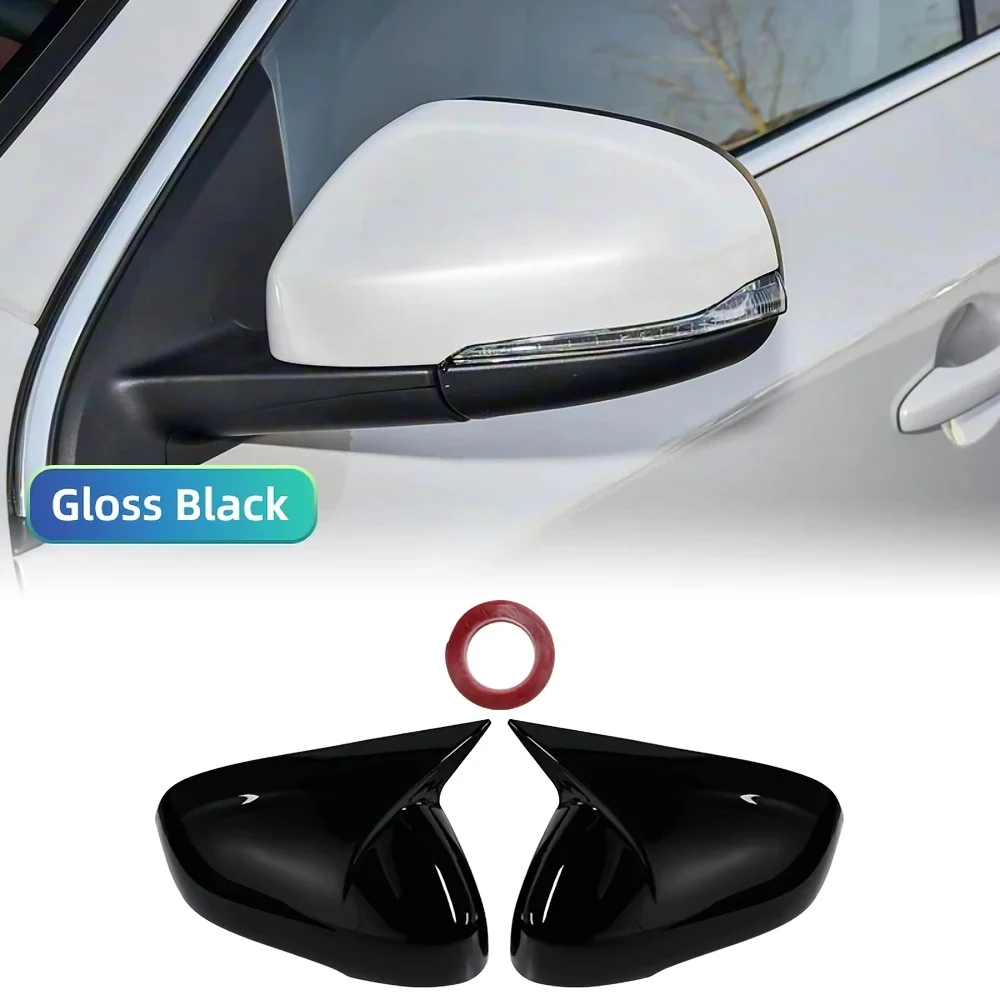 Paar Seitenspiegelabdeckungen, Zusatzflügelkappen für Volvo V40 V60 S60 2011-2019, Außenspiegel-Zierleisten Zubehör – Detail 6