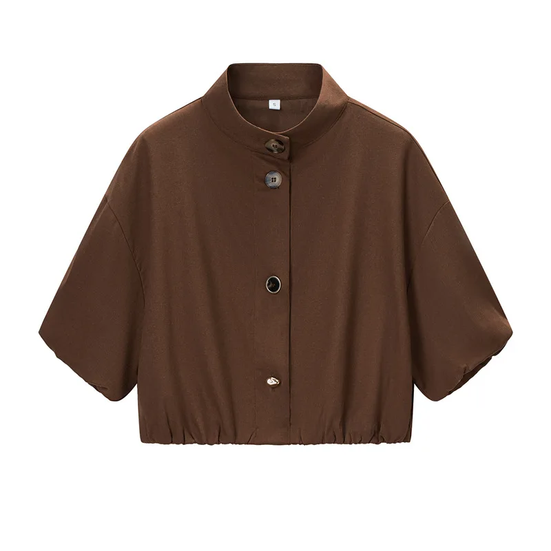 2026 New Simple Linen Blended Shirt for Spring And Summer Balloon Edition Comfortable Lightweight Long Sleeve Casual Shirt