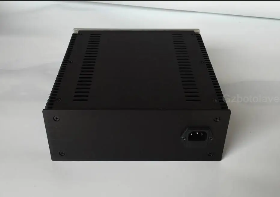 Fully aluminum hifi power amplifier DIY chassis with heat dissipation on both sides Power amp install box 240*90*271mm