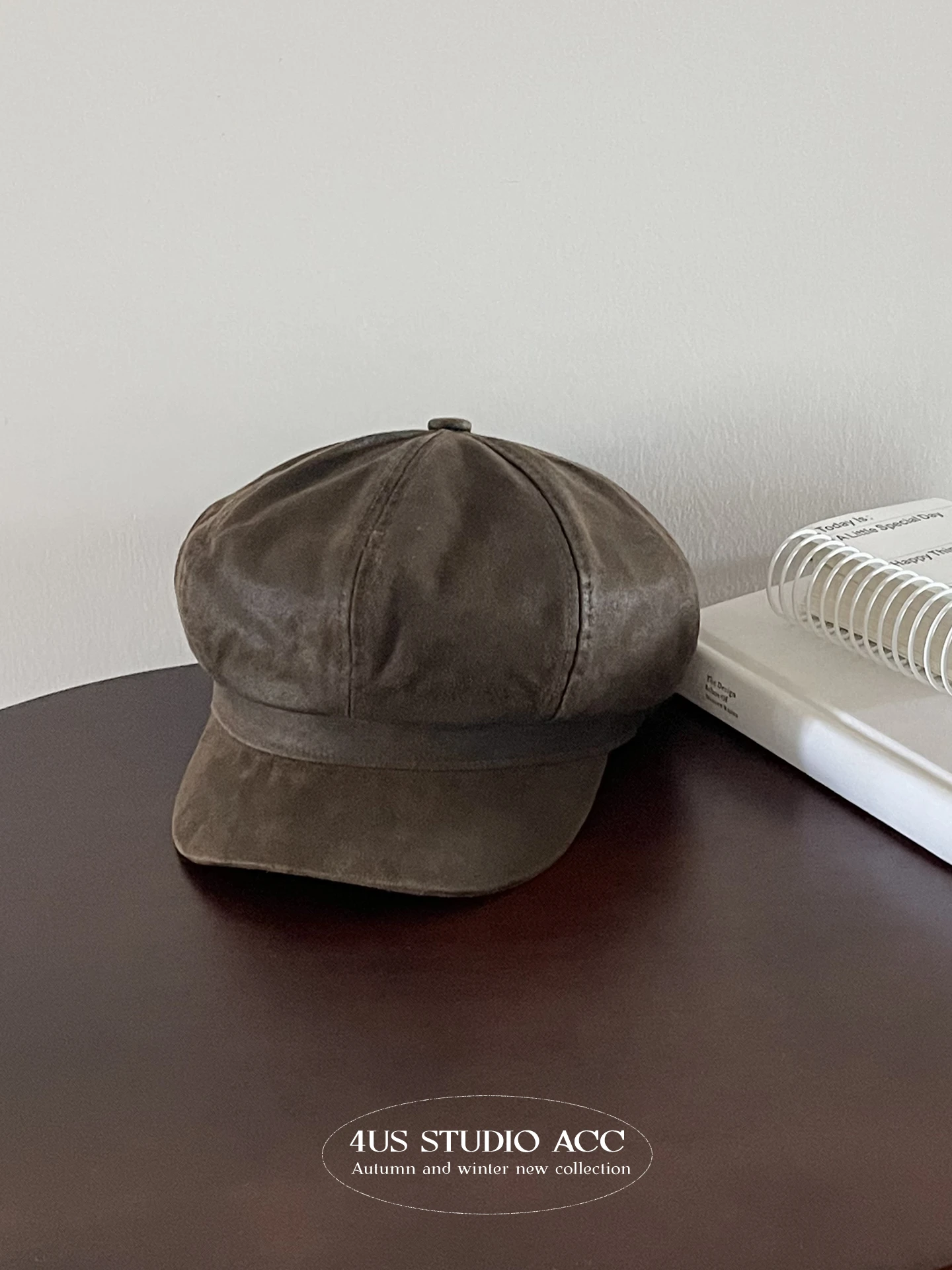 Autumn New Retro Octagonal Hat for Women, Artist Hat, Street Style Newsboy Hat, Face Slimming 3