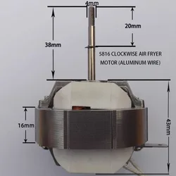 YJ58-12/16/20 covered pole asynchronous motor coil 220V hot air heater mosquito killer lamp exhaust fan