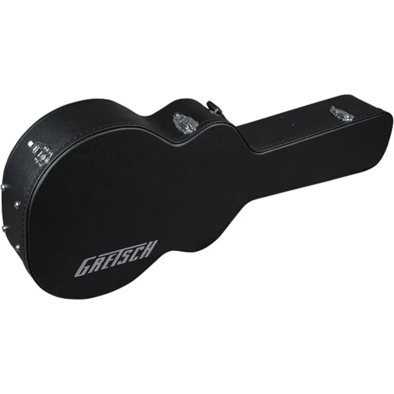 Gretsch G2420T Streamliner Hollow Funda para cuerpo de guitarra con pestillos cromados y interior de felpa (negro)