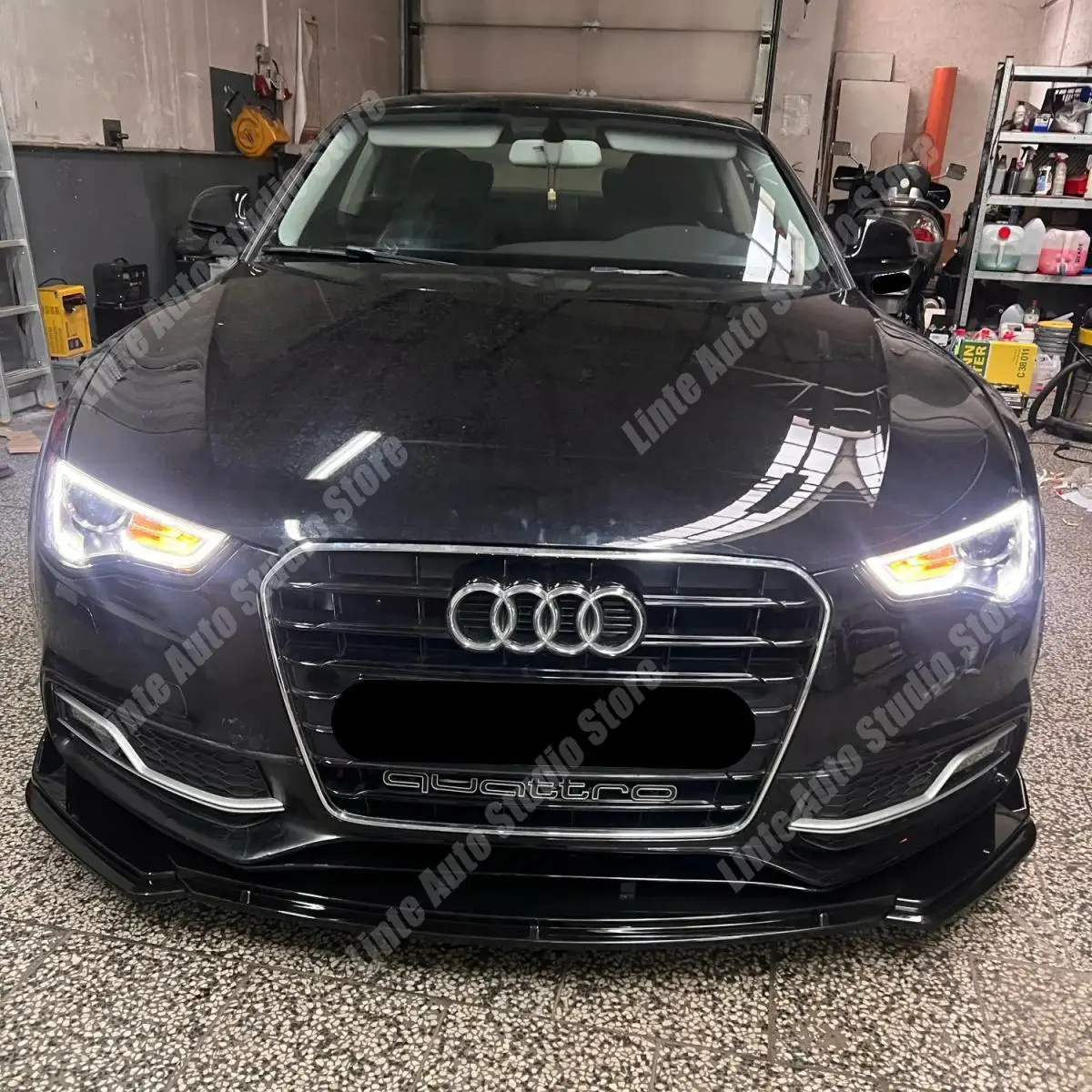 

Front Bumper Lip For Audi A5 Sline S5 8T B8 2012-2016 Facelift Splitter Spoiler Diffuser Under Chin Apron Guard Body Kits Tuning