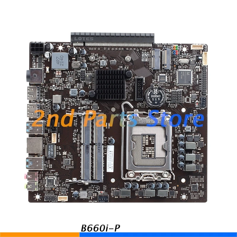 All-in-One Motherboard B660i-P Flat plug Inclined Plug side Plug independent Video Card  Mini Host Thin ITX