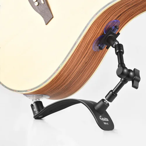 Soporte de pata de apoyo para guitarra profesional, soporte de aluminio con ventosa, instrumentos musicales