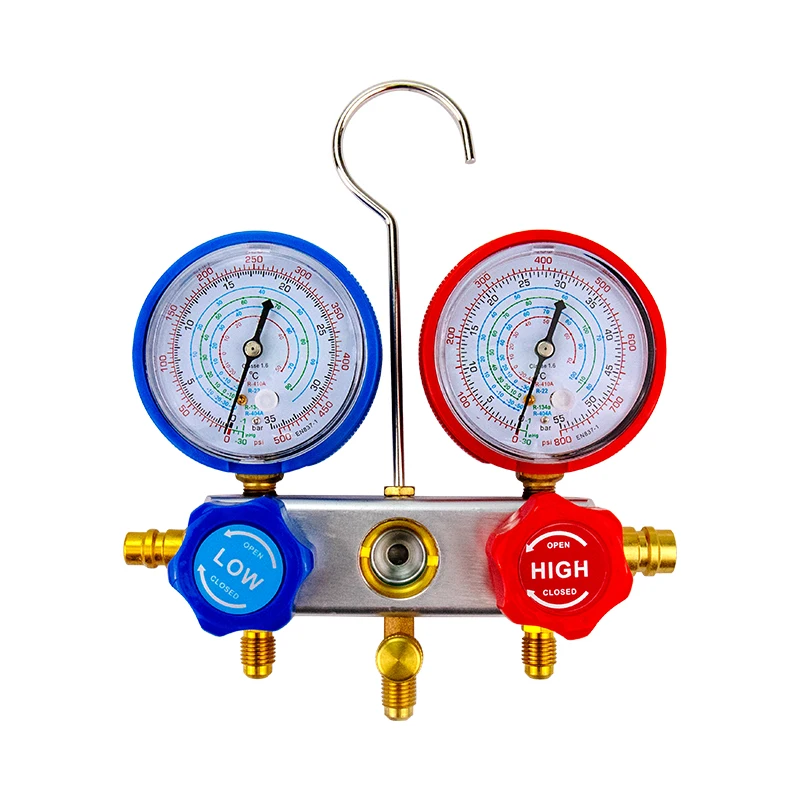 Manifold Gauge Set Manometer Diagnostic Tool R134a R22 R410a R404a for Auto AC Air Conditioning Refrigerant Gas Auto parts