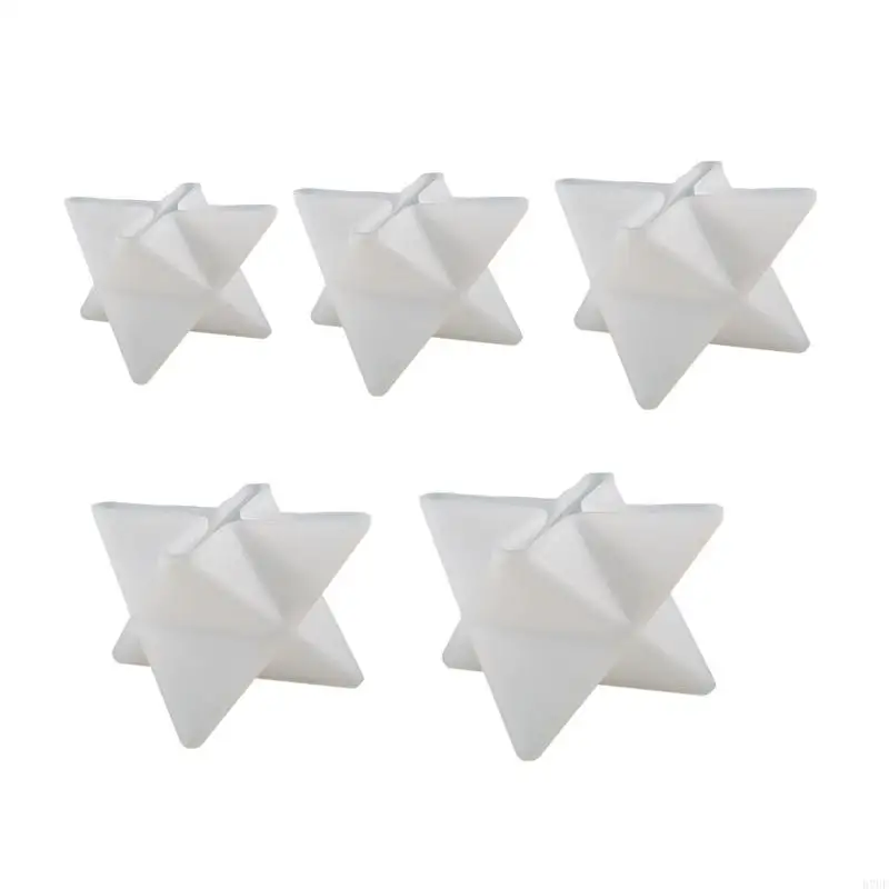 

R7UF Hexagon Star Silicone Molds DIY Crystal Epoxy Resin Mould for Home Decorations