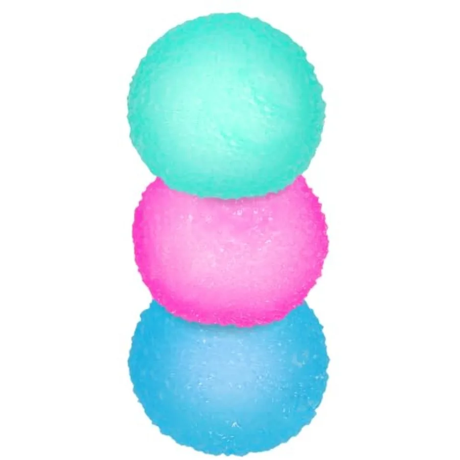 New product tasting price 3pcs Squishy Textured Stress Balls Silky Soft Memory Gel Squeeze Balls Squishies Fidget Balls for Anx