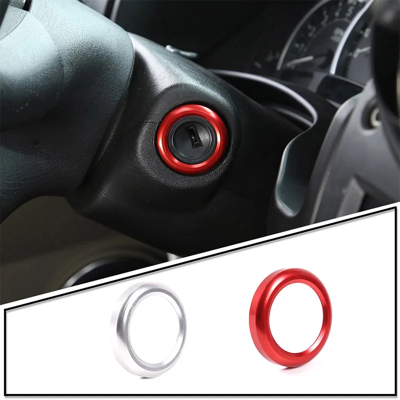 

Aluminum Alloy Car Ignition Key Switch Decoration Ring Circle Trim Sticker for hummer H2 2003-2007 Car Accessories