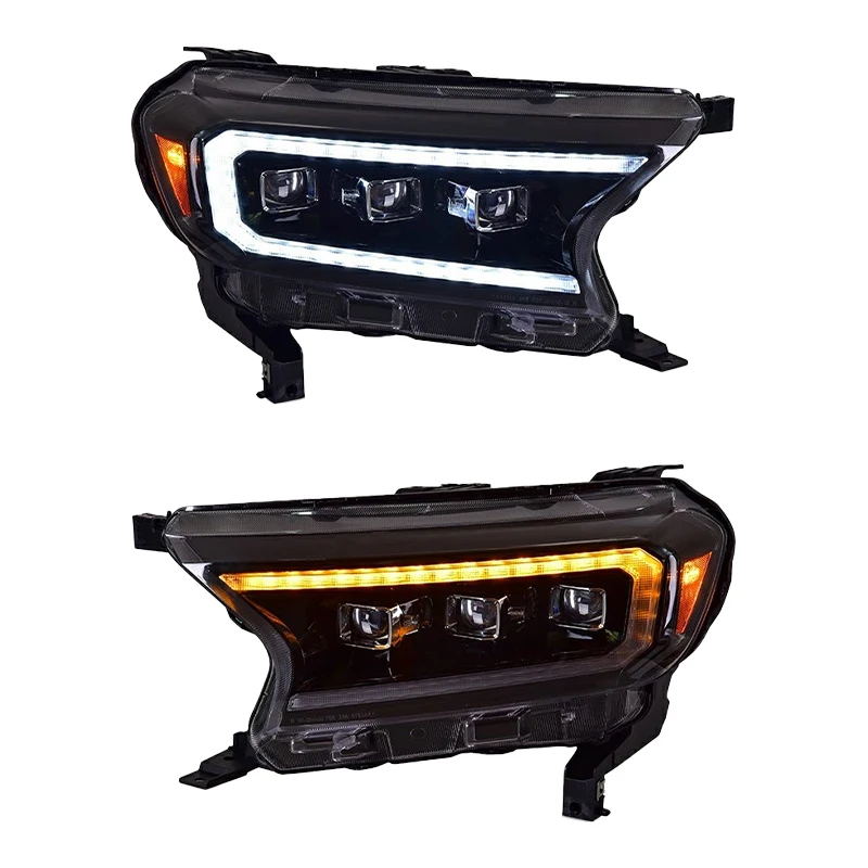 

For Ford Ranger Everest T8 2015-2020 LED Headlights Upgrade Assembly New DRL Front Light Turn Signal Car Accessories