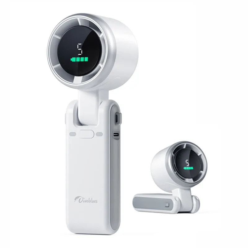 Mini Ventilador Turbo Dobrável Recarregável Portáteis Ventiladores Portáteis Alta Velocidade 13550rpm