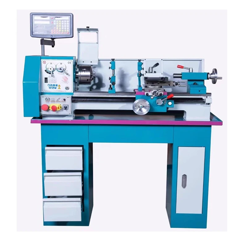 

Токарный станок с переменной скоростью, многофункциональный точный токарный станок, промышленный маленький станок, Домашний Настольный