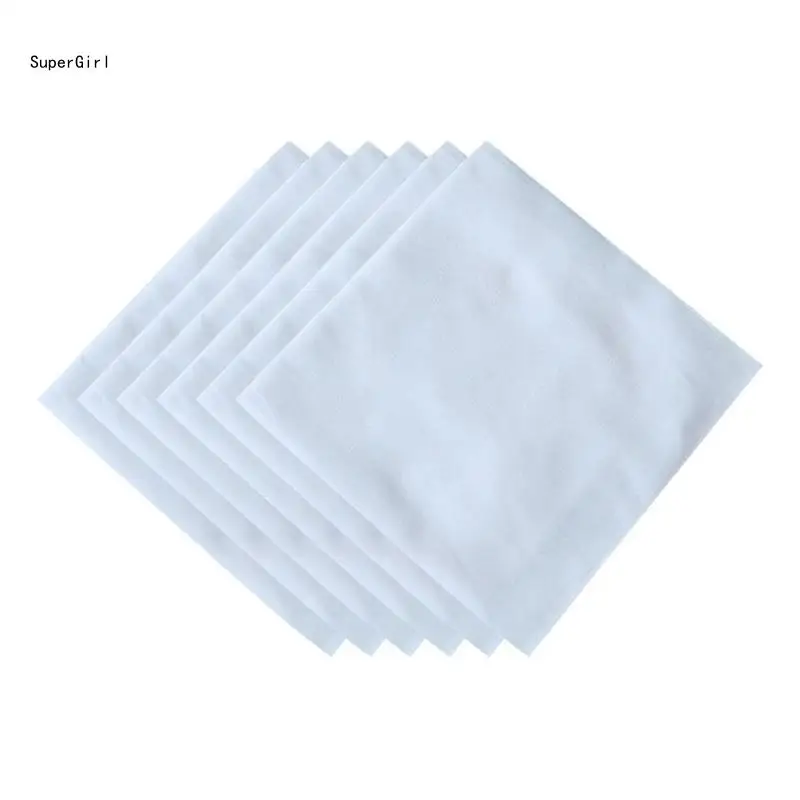 Practical Sweat Wiping Handkerchief for Kids Men Women Elderly Handkerchief J78E