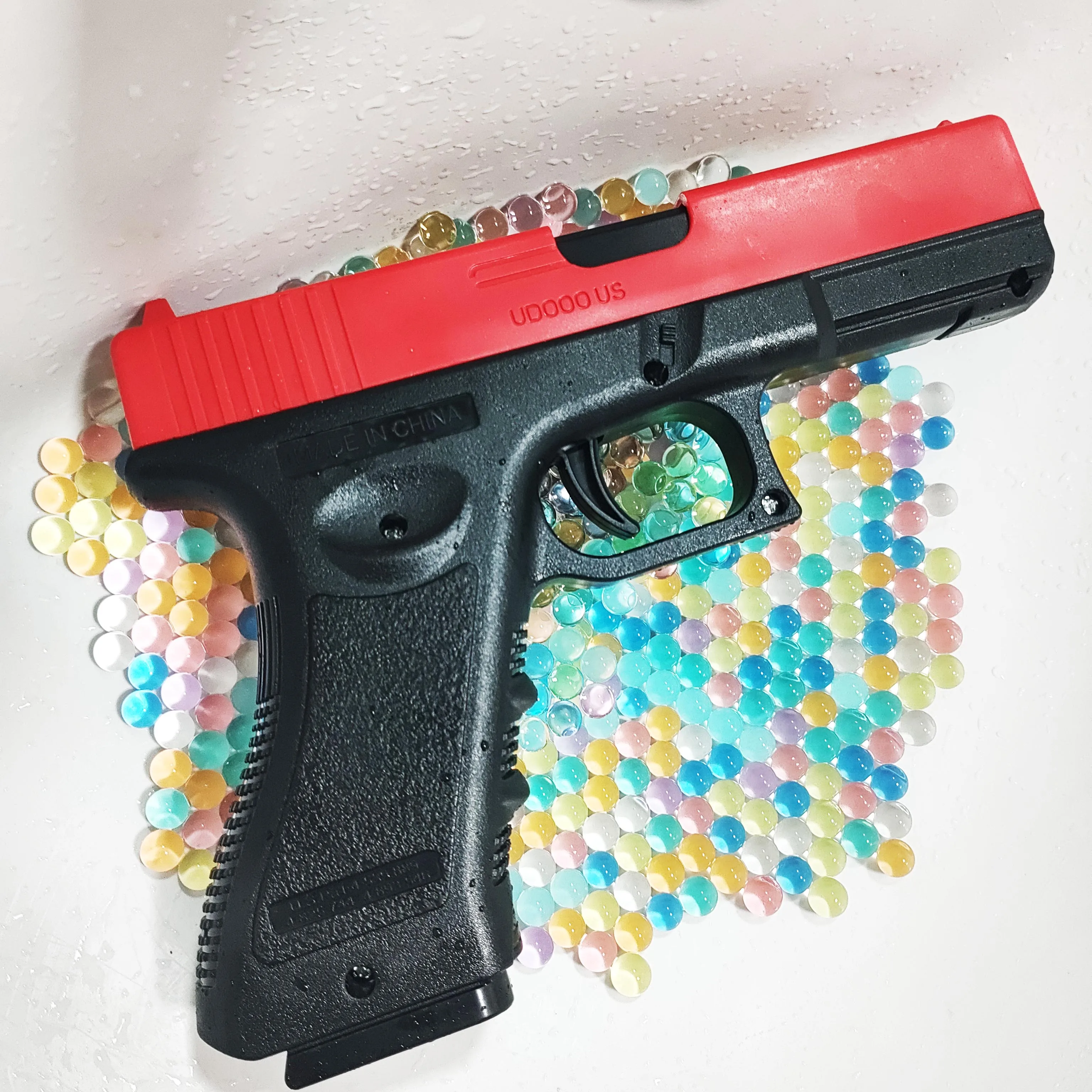 マニュアル落書き G17 ゲルおもちゃの銃ソフト弾丸エアガンピストルレーザーアウトドアスポーツ CS ゲーム武器子供のためのギフト