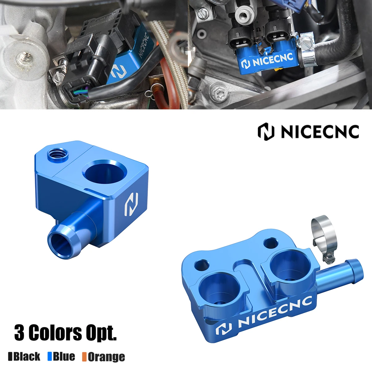 

For 2025 2024 Husqvarna TE 300 TE 250 TX 300 TC 250 TC 125 2023 TBI Crankcase Pressure Sensor Bracket High Flow Fuel Fitting Kit