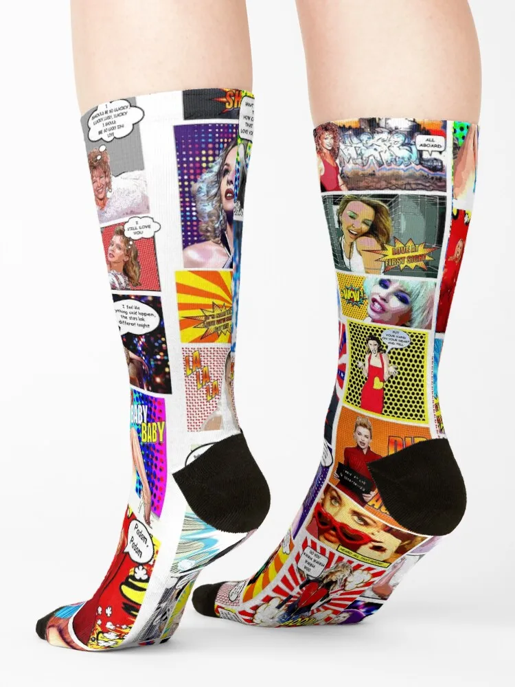 Kylie Minogue - The Ultimate POW WOW Socks cute gifts valentine gift ideas golf Socks Men's Women's
