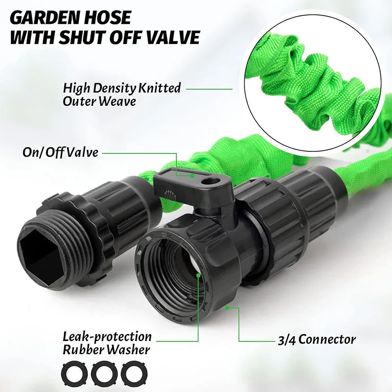 garden high pressure water gun sprayer, 7 functions Garden irrigation supplies, garden hose set, portable telescopic hose