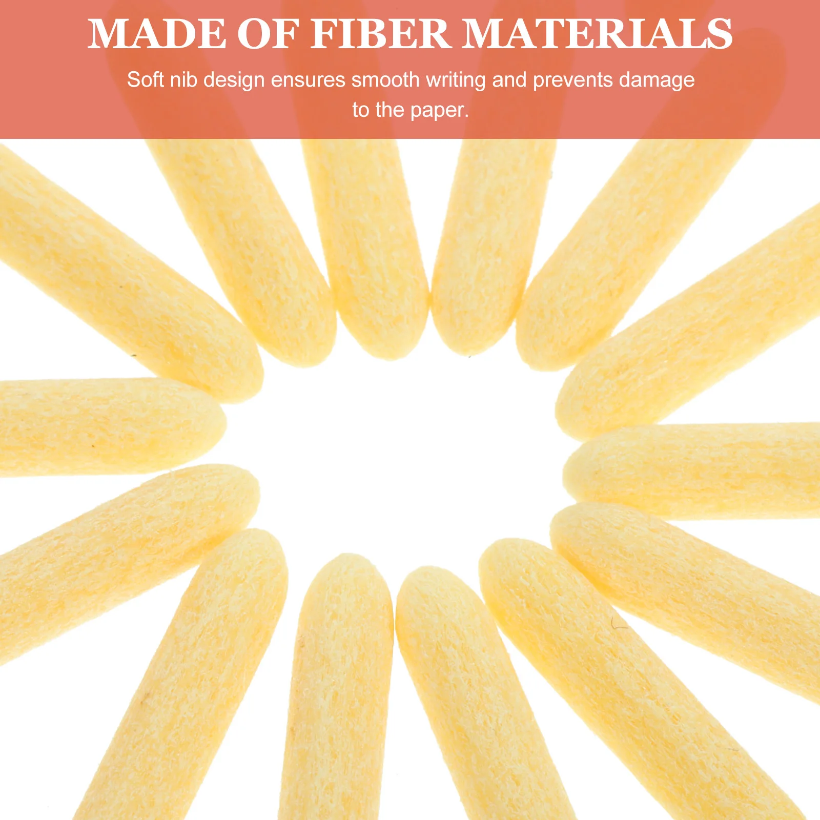 25Pcs Replacement Nibs for Paint Pens Multifunctional Marker Pen Tips Long-Lasting Smooth Fiber Points Compact Art Craft