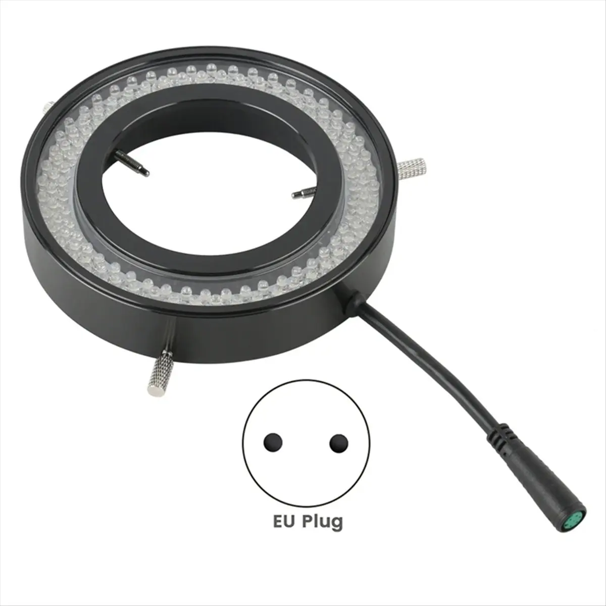 TRENDY STYLE~144pcs LED Ring Light Adjustable 4 Zones Control Illuminator for Industry Solder Digital Camera Trinocular Microsco