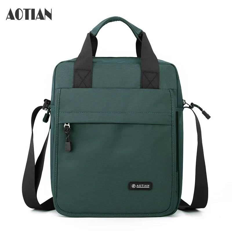 A4 loadable Men Shoulder Crossbody Bag Nylon comfort fabric Man Messenger Bag Male Boys Business Handbags Purse Brand bags