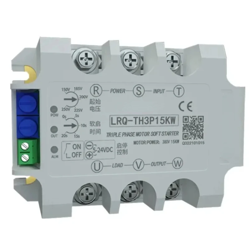 3 Phase Motor Soft Starter Online Slow Start Module Solid State Relay Decompression And Step-Down Controller 5KW8KW15KW22KW