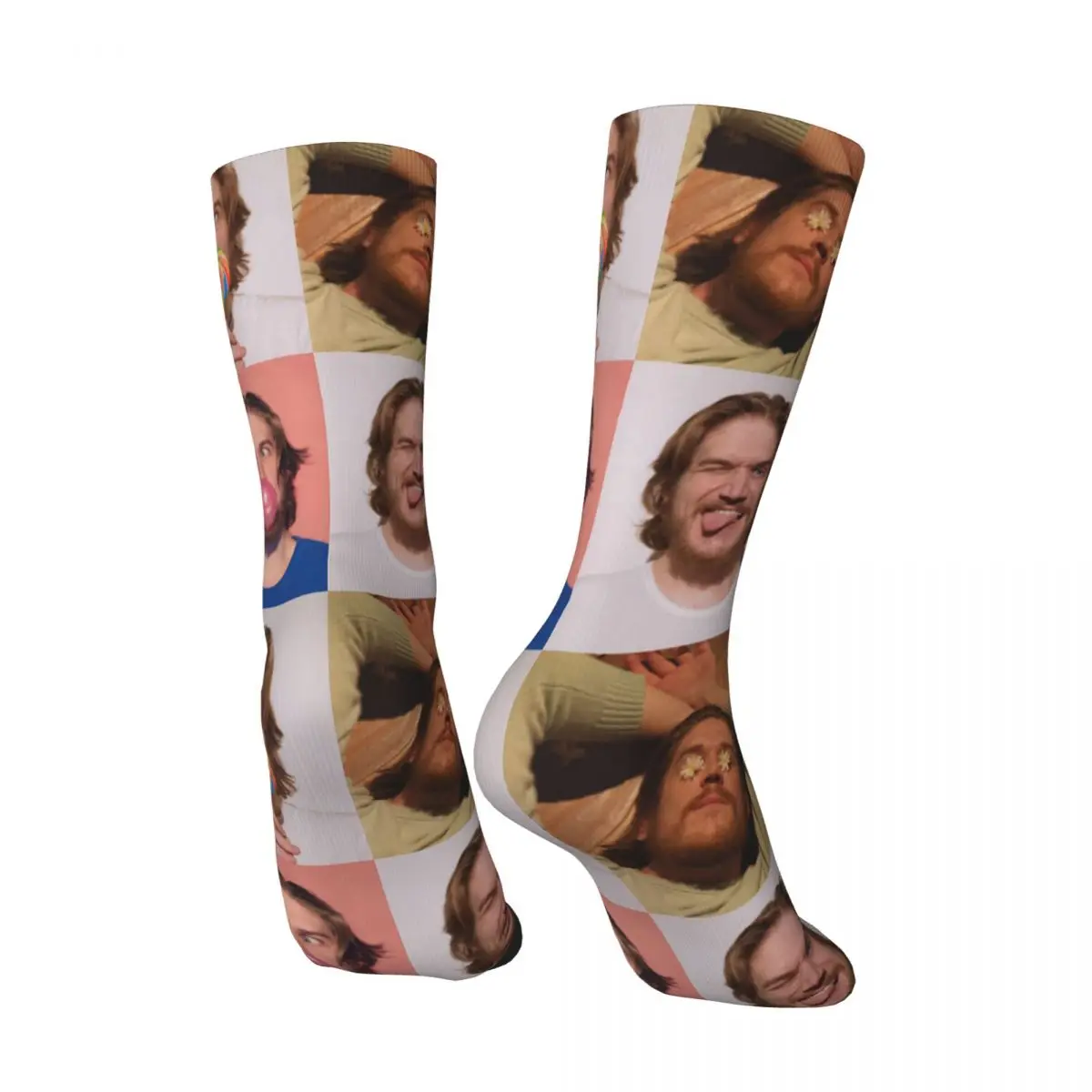 Bo Burnham Stockings Look Whos Inside Again Custom Elegant Socks Winter Anti-Slip Socks Ladies Running Sports Warm Soft Socks image 2