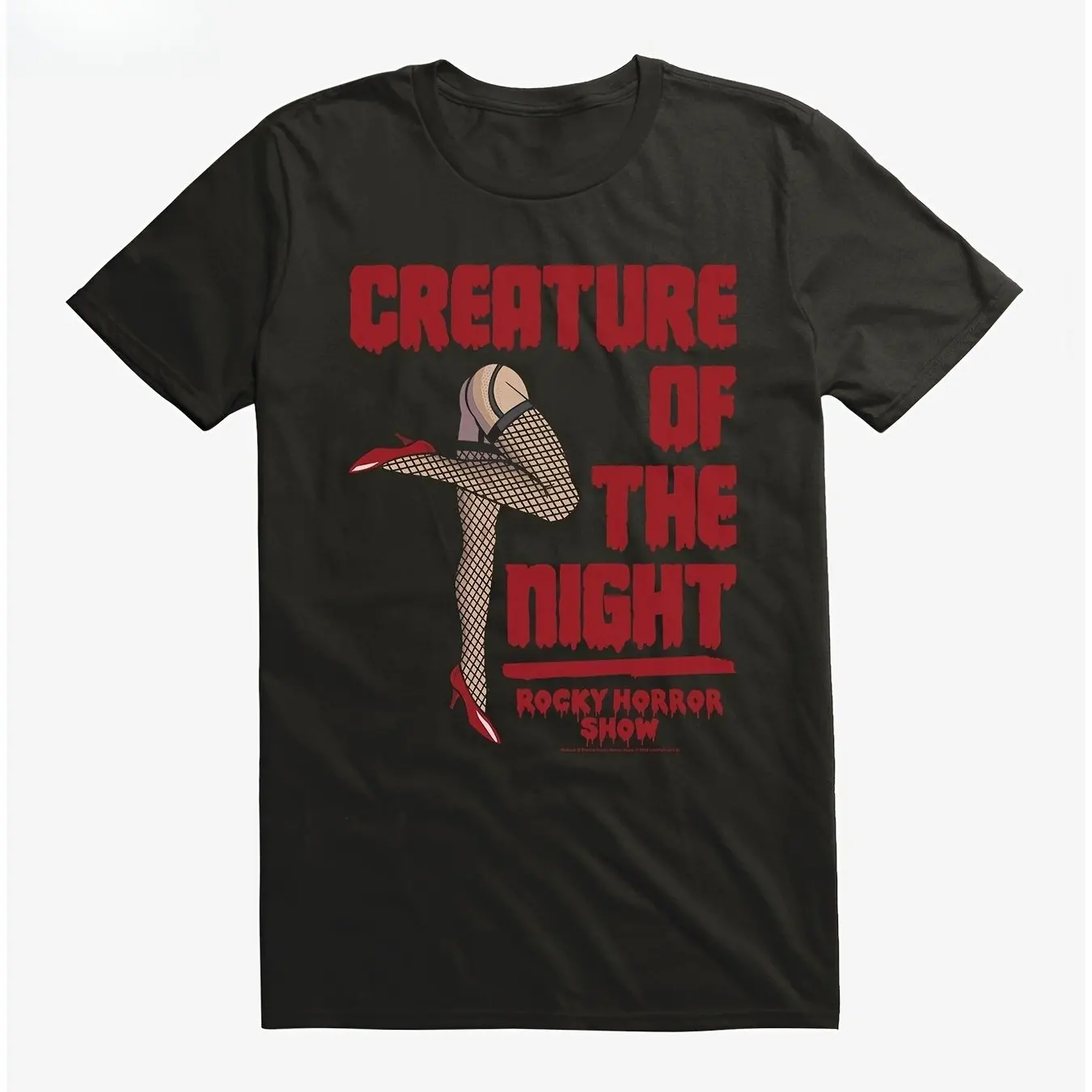 Camiseta Rocky Horror Show Creatures of The Night, Camiseta deportiva informal para adultos de tela suave y cómoda de alta calidad