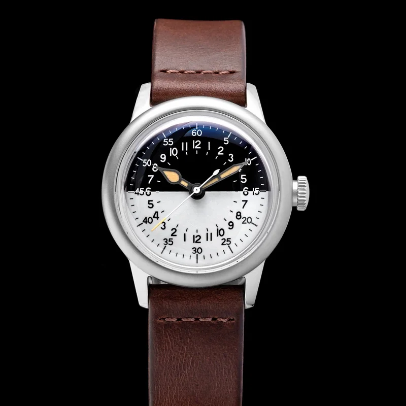 THORN Men Automatic Watch 36MM Pilot Mechanical Wristwatch 150M Waterproof Luminous Dial Sapphire Mirror NH34