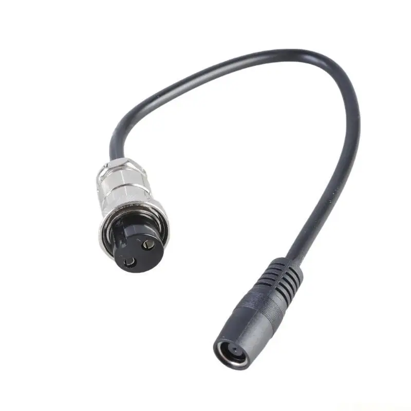 E56B DC7.9x0.9mm to GX20 2 Pin Female Aviation Head Power Cord Support 150W Charging for Laptops Mobile Power Supplies 31cm