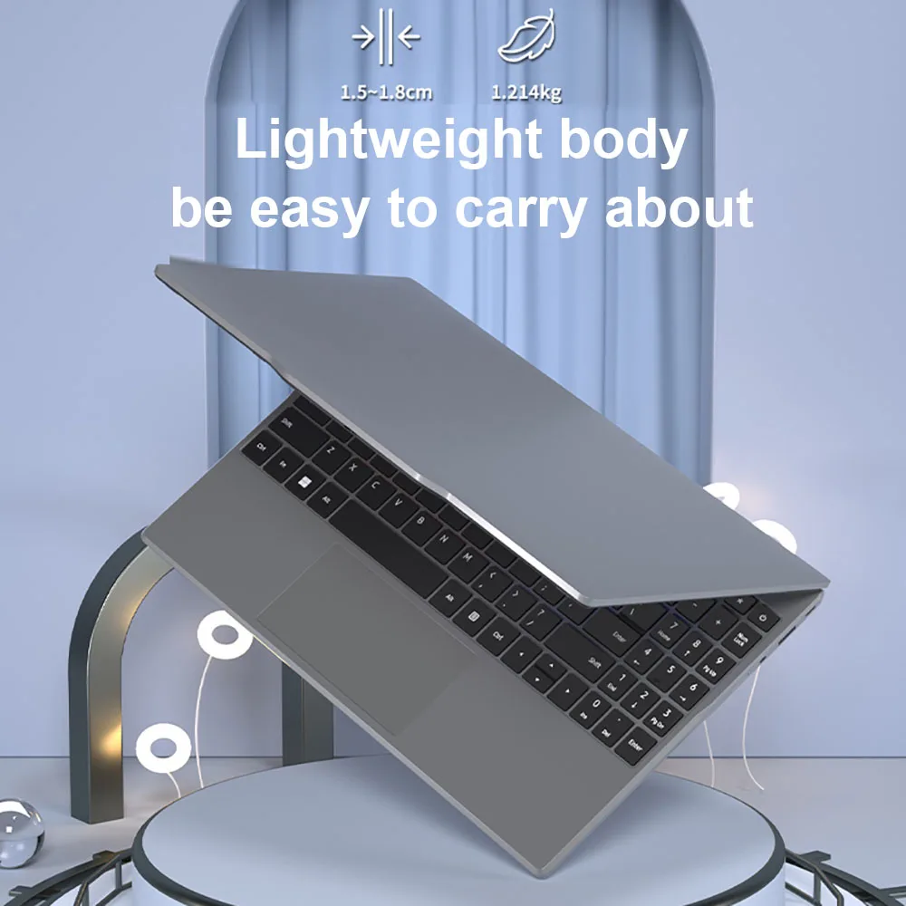 NEW 14.1 Inch Laptop Intel N5095 IPS 5000mah mini pc1920*1080 2*DDR4 32GB M.2 SSD PCIE WIFI5 BT4.2 Portable Computer Notebook