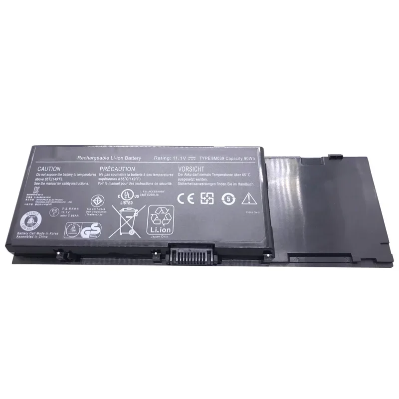 Imagem -02 - Lmdtk-bateria do Portátil para Dell Precisão de Dell M2400 M4400 M6400 M6500 3120873 C565c Dw842 Kr854 J012f 11.1v 90wh 8m039 Novo