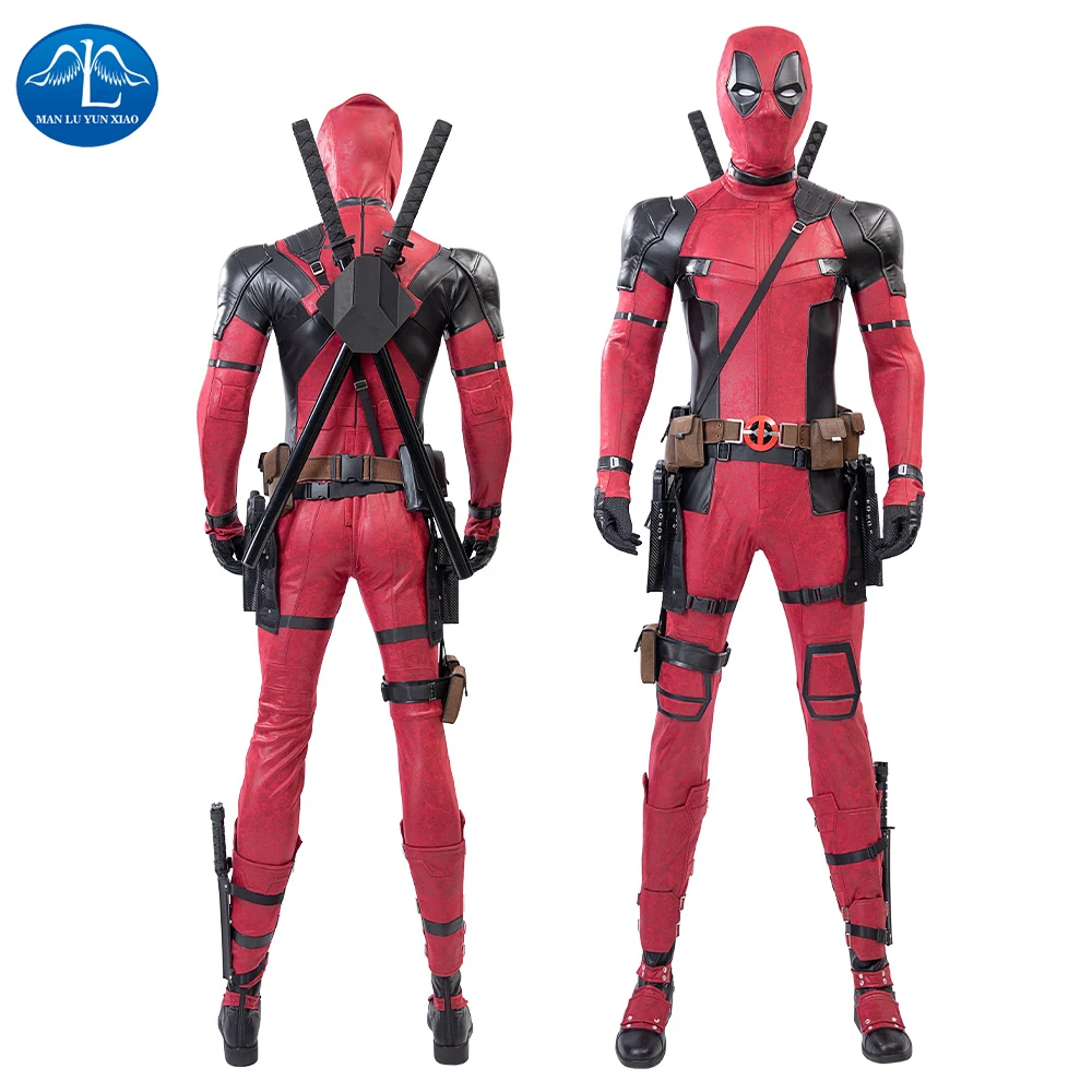 

Костюм для косплея Deadpooling 2, комбинезон Райан Рейнольдс, элитные костюмы для вечеринки на Хэллоуин, костюм