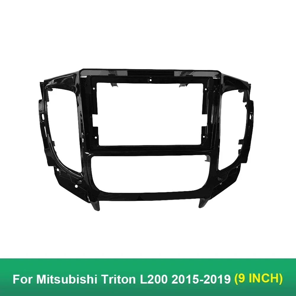 9 Inch Car Frame Fascia Adapter For Mitsubishi Triton L200 2015-2019 Android Radio Audio Dash Fitting Panel Kit