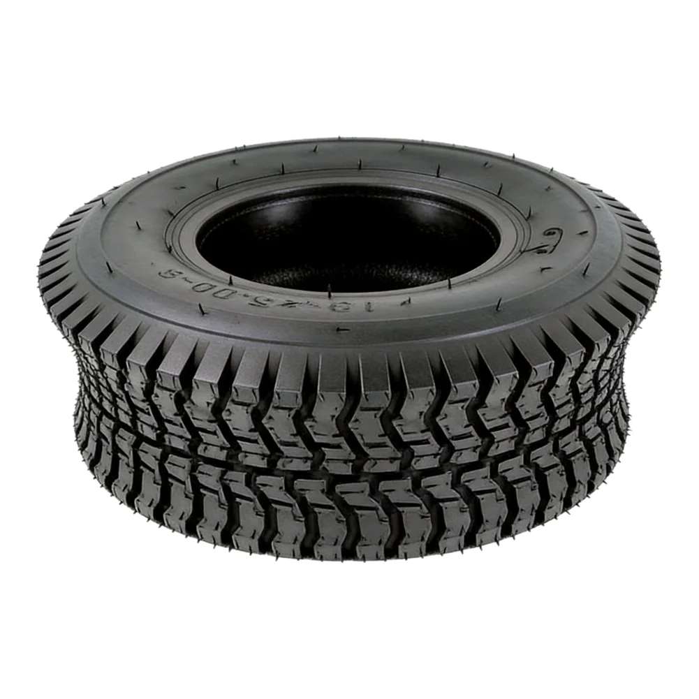 Sturdy 15x6.00-6 Tubeless Lawn Mower Tire For Tractors And Golf Carts Features A Robust 4-ply Tubeless Design