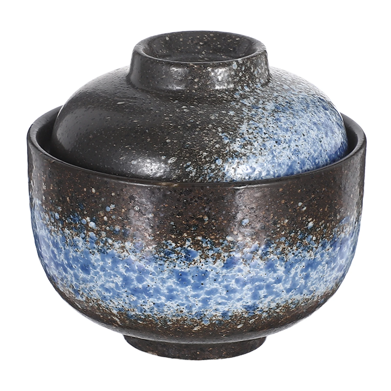 

Soup Bowl with Lid Japanese Stew Pot Egg Cup Steaming Bowls Stovetop Ceramic Cookware
