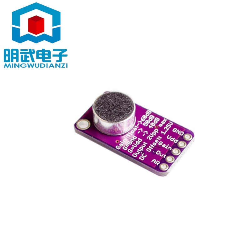 MAX9814 High-Performance Microphone AGC Amplifier Module CMA-4544PF-W