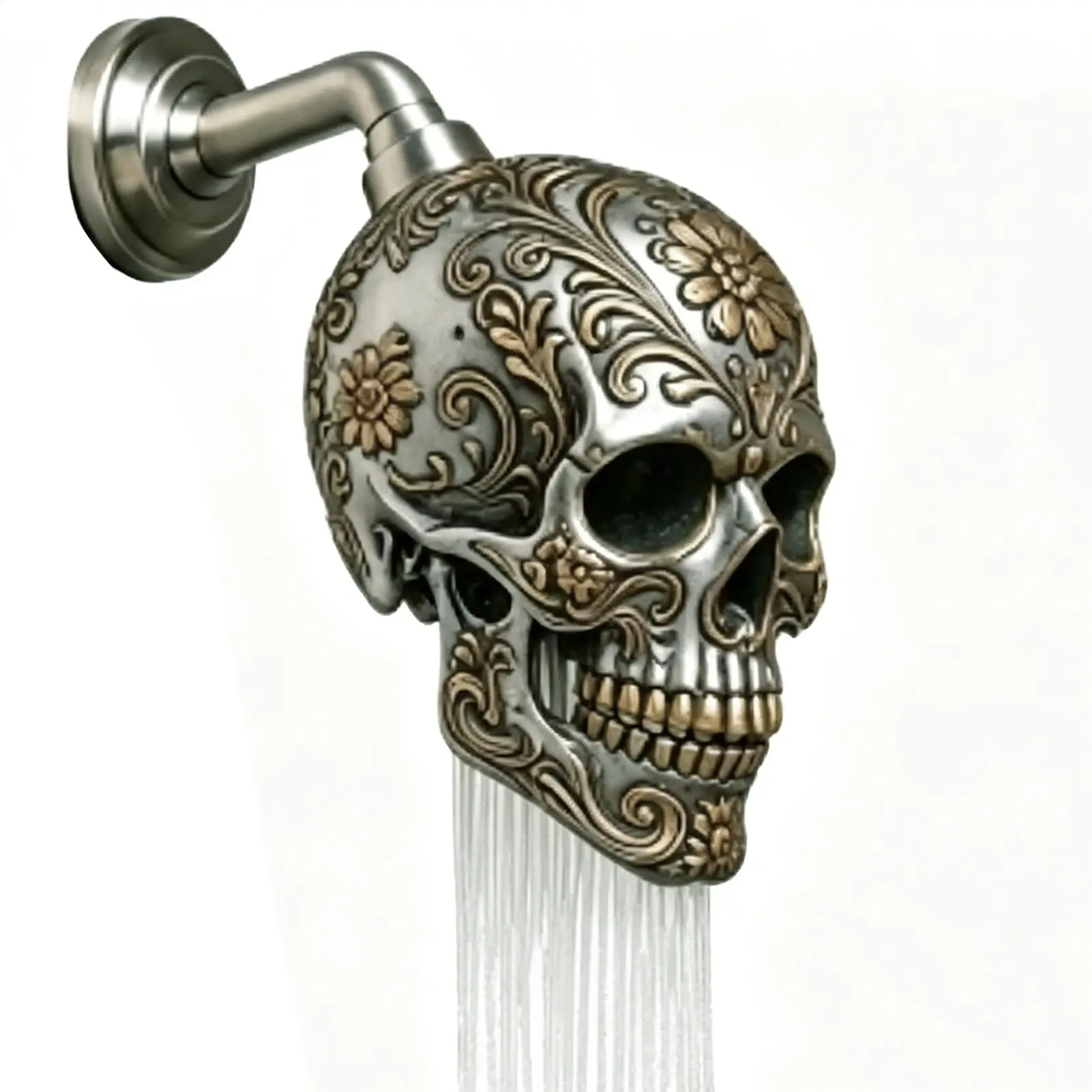 

Shower Head Skull Shape Tub Sprayer Replacement Resin Skull Shower Heads for Bathroom Tub Spa Home Apartment Hotel