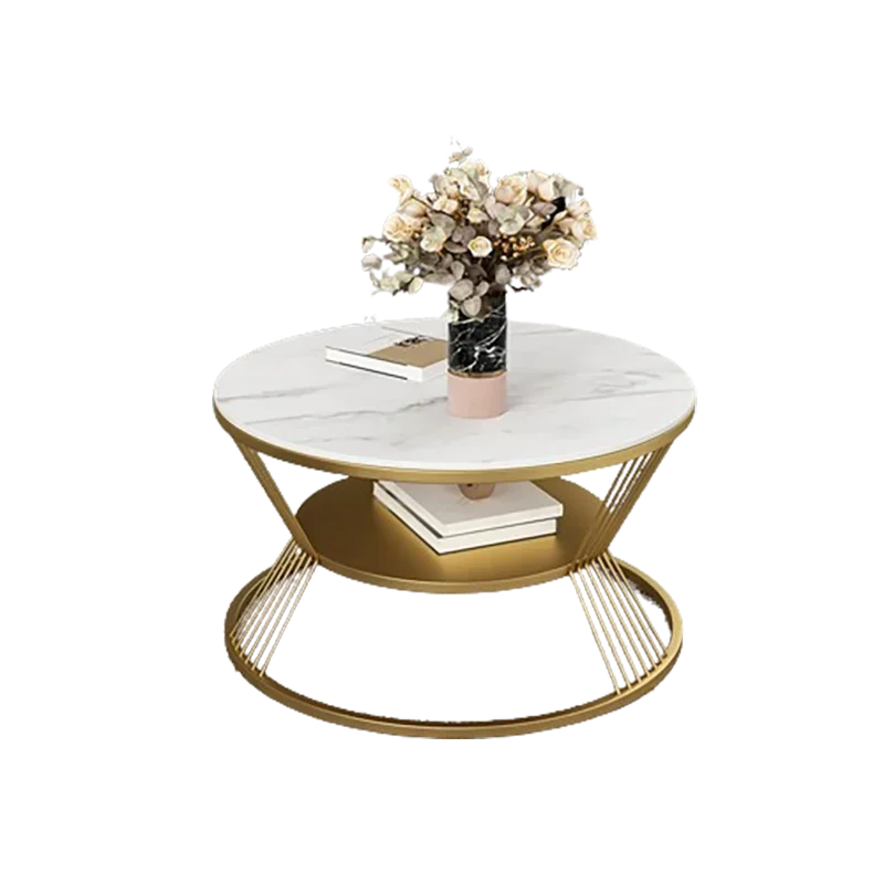 

Modern Luxury Coffee Table Premium Fashionable Minimalist Round Side Table Glamour Aesthetic Table Basses De Salon Furniture