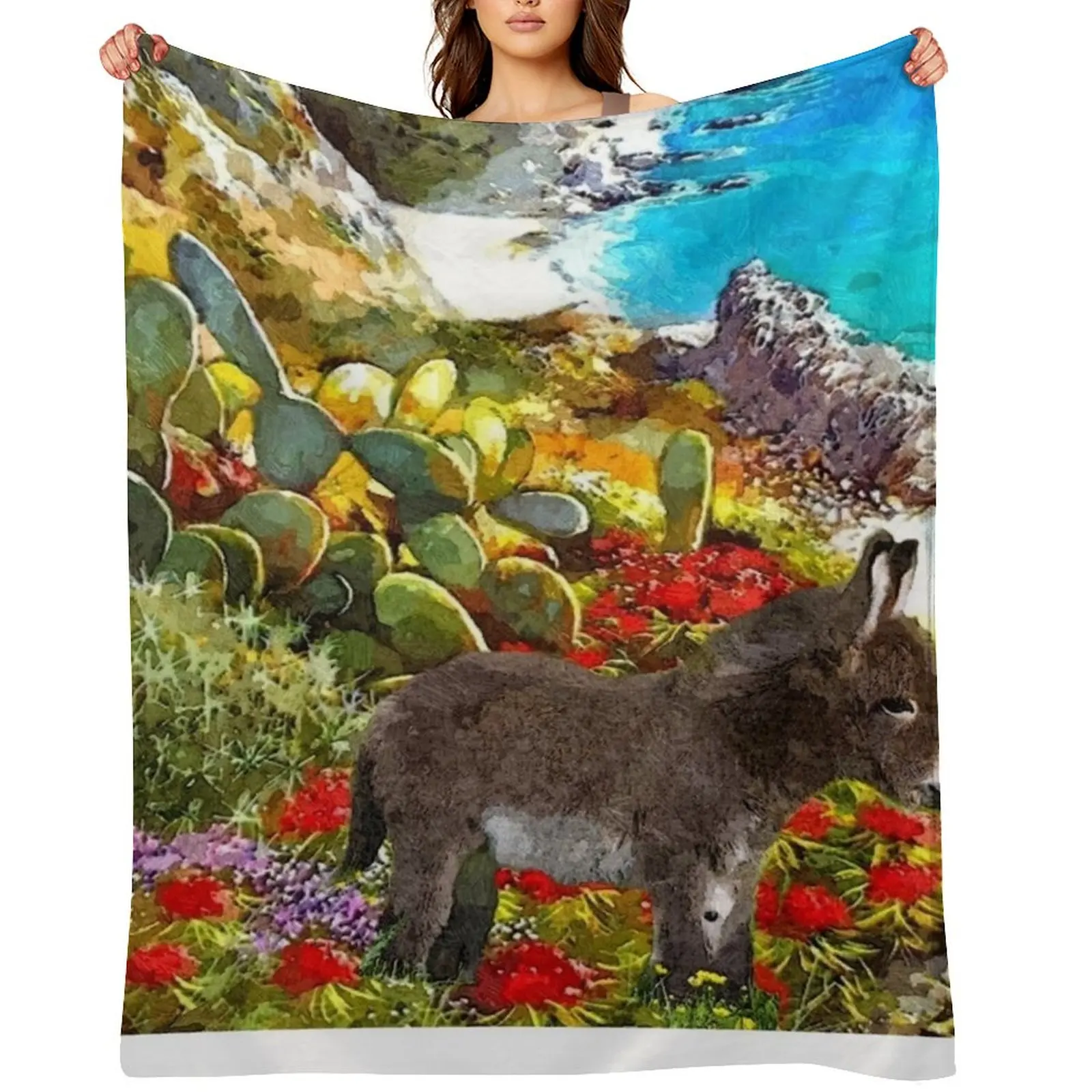 DONKEY - ODY Throw Blanket warm winter Softest cosplay anime Bed covers Blankets
