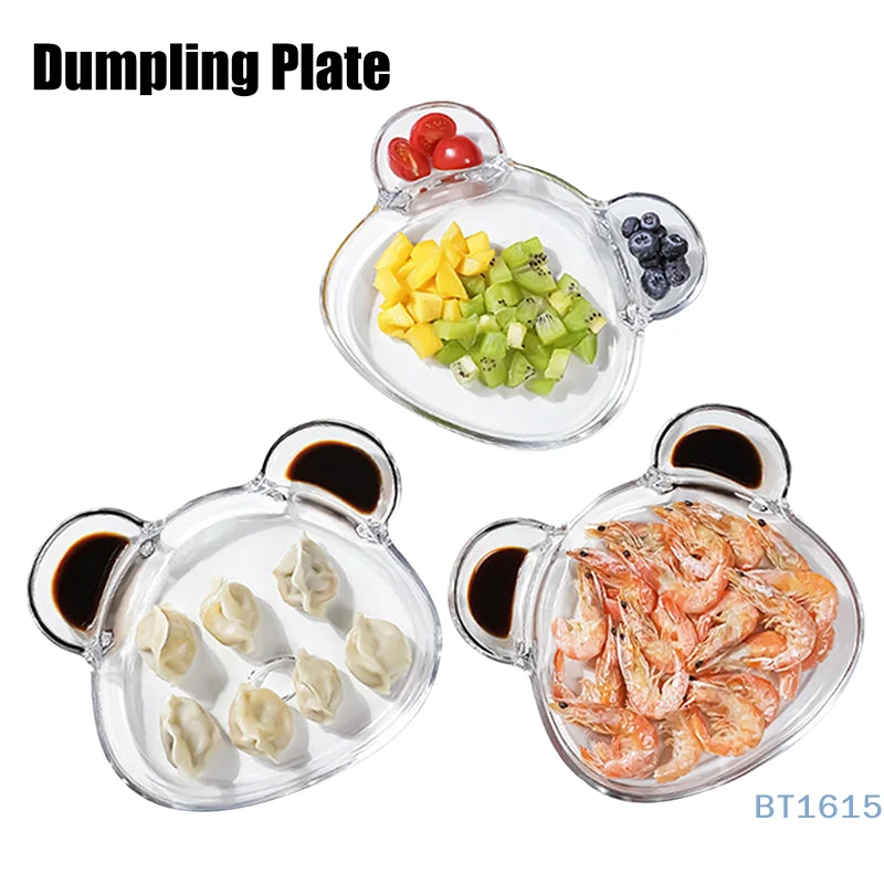 الإبداعية الدب على شكل أطباق توابل صدف شكل الزلابية السلطانية تخدم صينية غمس صلصة سلطة أطباق فاكهه أدوات المائدة المطبخ