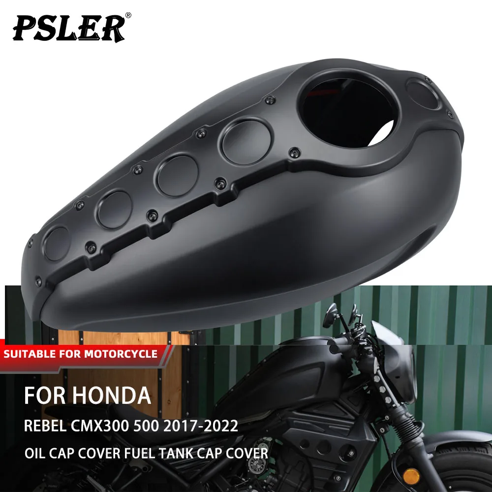 Motorcycle Accessory Fuel Gas Tank Oil Cap Cover Fuel Tank Cap Cover Console Protector For Honda Rebel CMX300 CMX500 2017-2022