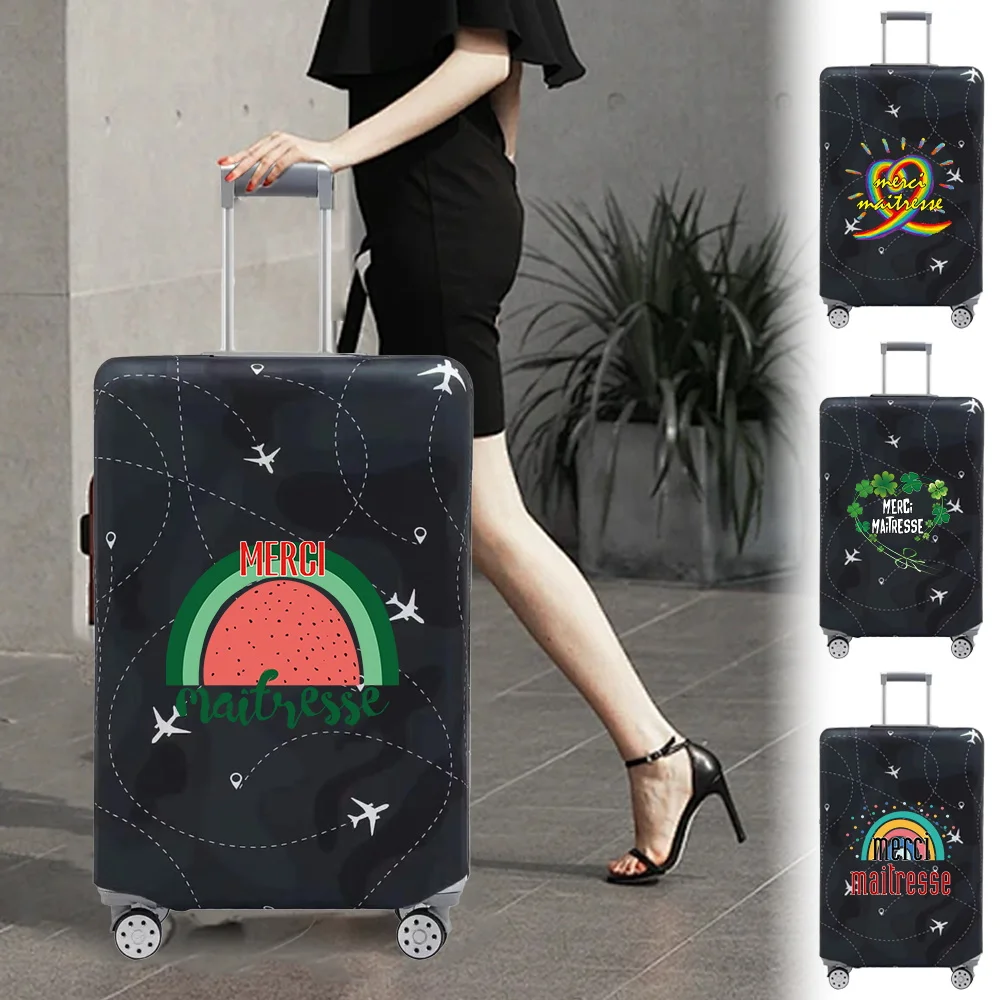 Luggage Cover Travel Suitcase Protective Cover Maitresse Series Dust-Proof Thickened Elastic Fabric for 18-32inch Baggage Case