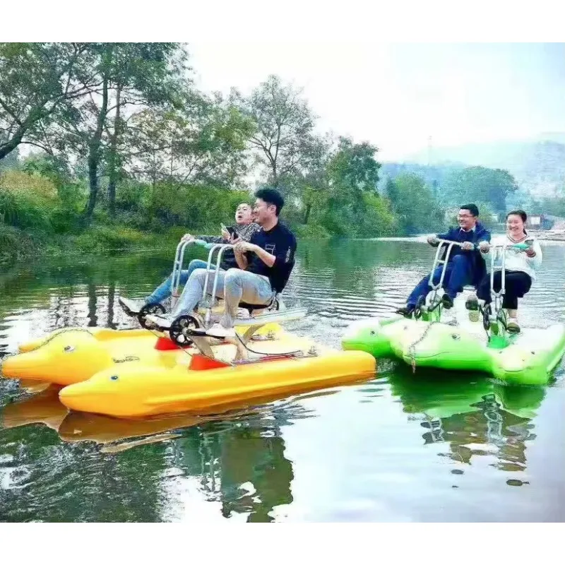 Water Sport Equipment Floating Propeller Water Bicycle Inflatable Aqua Bicycle Water Bike Pedal Boat