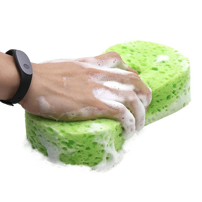 Car Wash Sponge Block Car Motorcycle Cleaning Supplies Cotton Large Size Sponge Brush Dusting Random Color Car Cleaning Tools