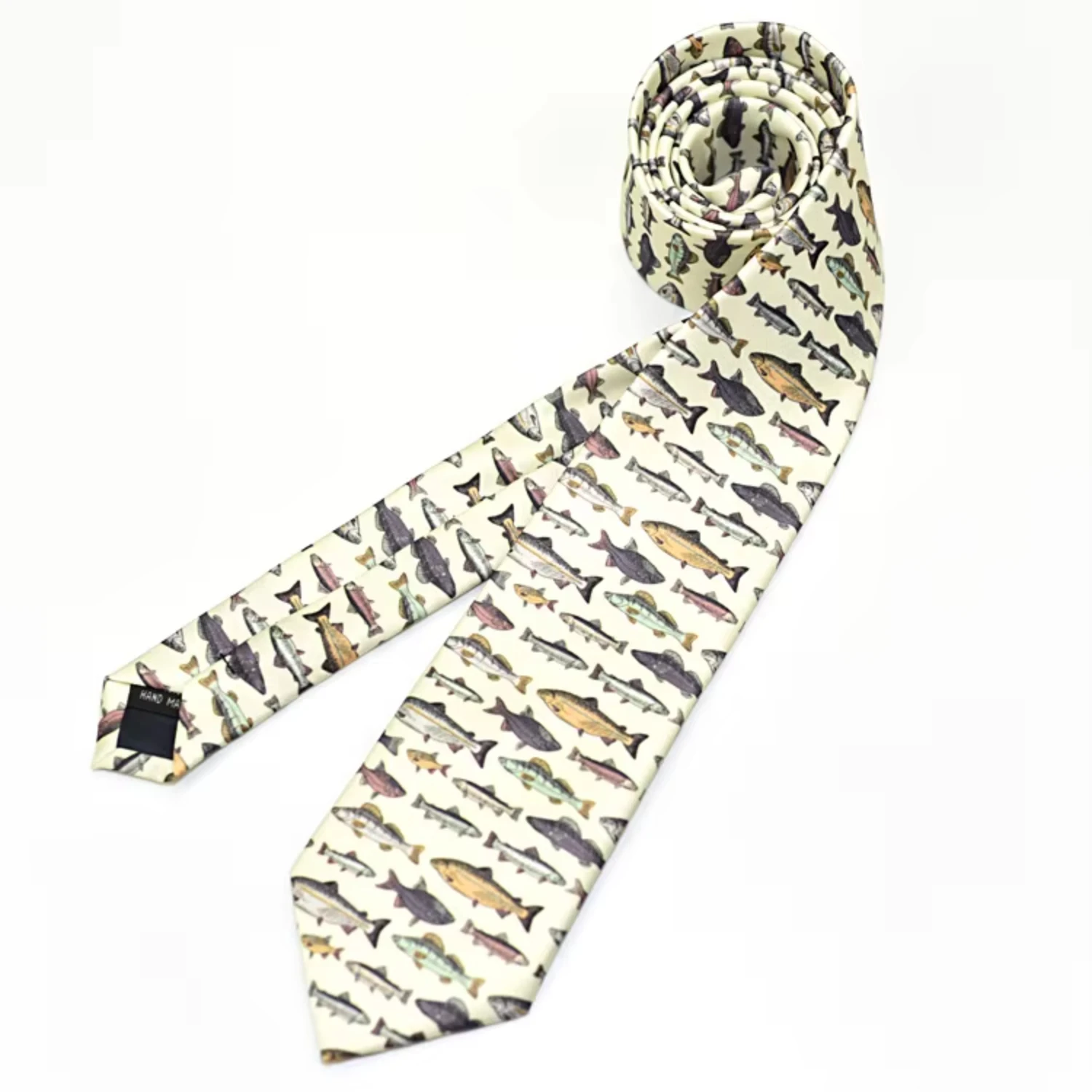 1pcs Logo Printing Men Party Shark Necktie Funny  Party Ties For Wedding Birthday