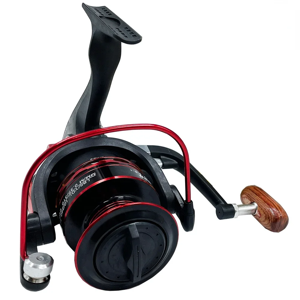 Spinning Reel Freshwater/Saltwater 5.5:1Gear Ratio Left/Right Interchangeable Handle Fishing Wheel Coil Tackle 1000-7000 Series